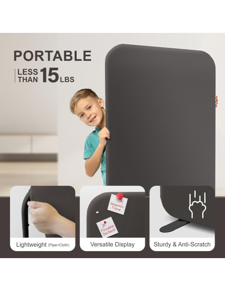 Divisor de Privacidad DECOLAB 73.66x165.1cm Hierro Moderno