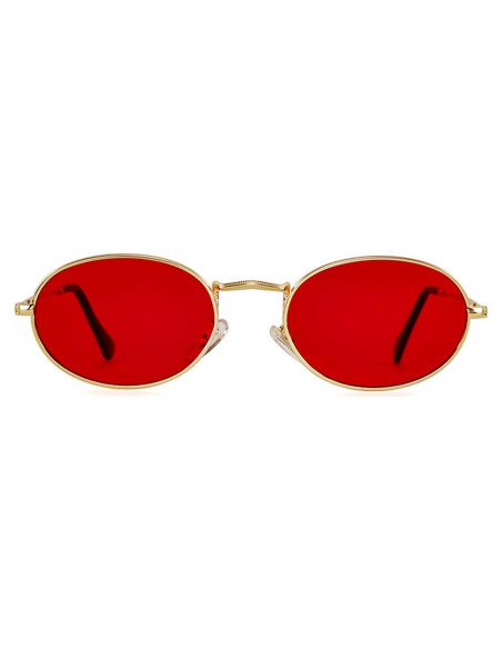 Gafas de Sol Ovaladas Vintage GIFIORE Marco Dorado