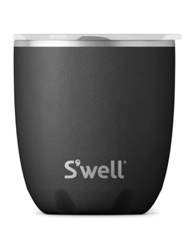 Vaso de Acero Inoxidable S'well 10oz (0.3L) Ónix Aislado