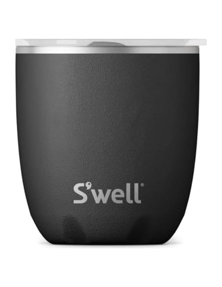 Vaso de Acero Inoxidable S'well 10oz (0.3L) Ónix Aislado