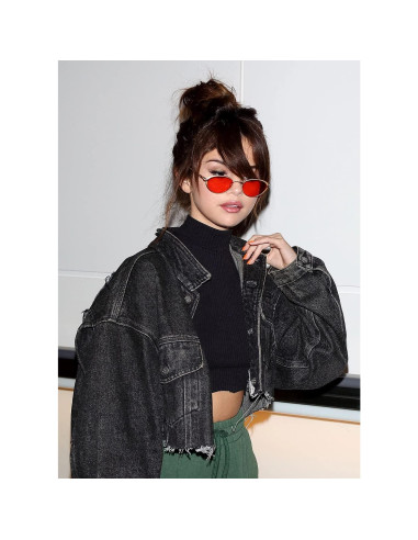 Gafas de Sol Ovaladas Vintage GIFIORE Marco Dorado