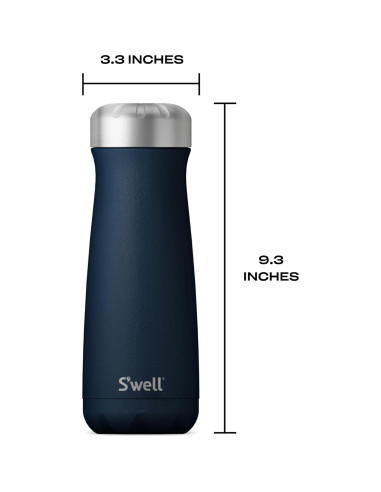 Contenedor Aislado S'well Traveler 591ml Acero Inoxidable Azurita