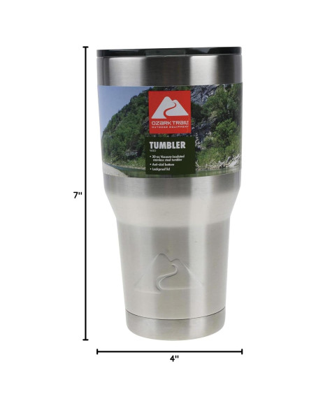 Taza de viaje Ozark Trail 0.88L acero inoxidable doble pared