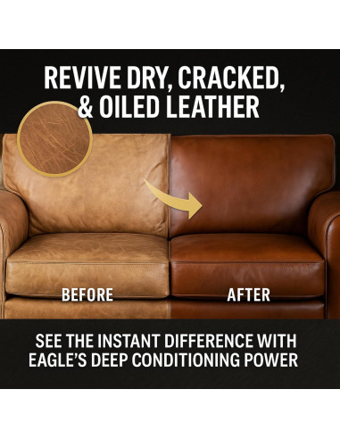 Acondicionador de Cuero Eagle 240 ml - Aceite Natural Restaurador