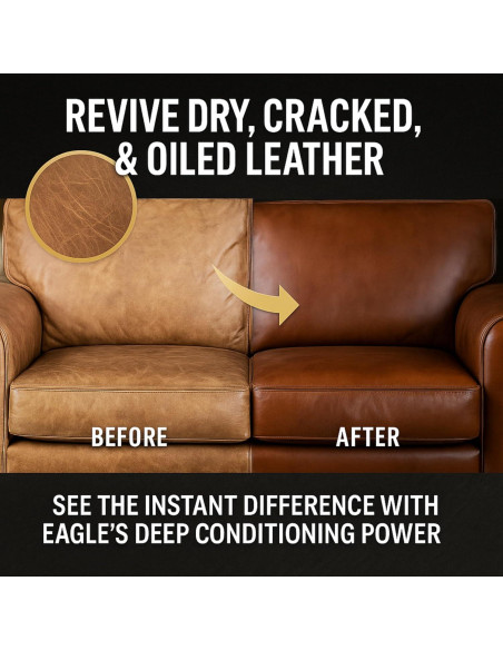 Acondicionador de Cuero Eagle 240 ml - Aceite Natural Restaurador