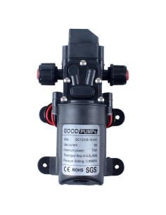 Bomba de Pulverización de Agua DIANQI 12V 70W Autocebante 6L/min