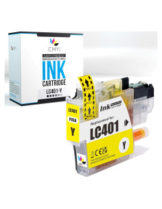 Cartucho de tinta amarillo CMYi LC401 para Brother