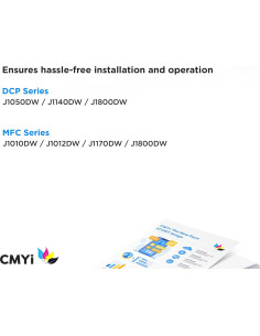 Cartucho de tinta amarillo CMYi LC401 para Brother 2