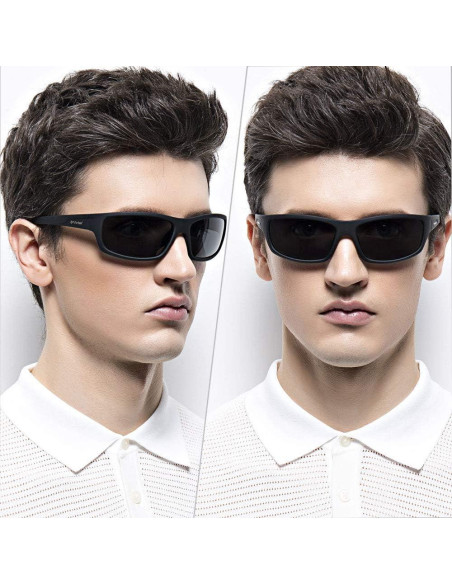 Gafas de sol deportivas POLARKING mate UV400 espejo