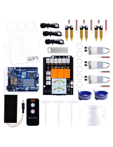 Kit de Riego Automático GeeekPi UNO R4 WiFi - 20.4x19x9.6cm
