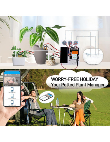 Kit de Riego Automático GeeekPi UNO R4 WiFi - 20.4x19x9.6cm