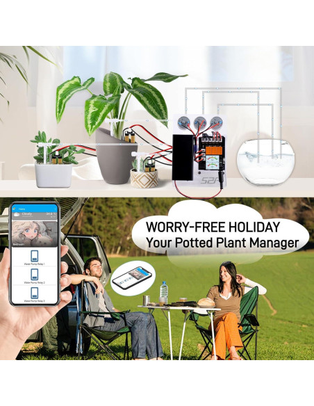 Kit de Riego Automático GeeekPi UNO R4 WiFi - 20.4x19x9.6cm