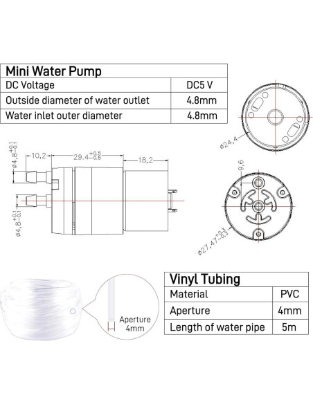 Kit de Riego Automático GeeekPi UNO R4 WiFi - 20.4x19x9.6cm