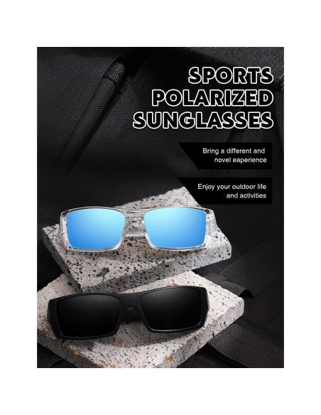 Gafas de sol polarizadas TIANYESY unisex retro deportivas