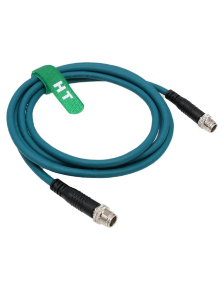 Cable Ethernet Cat7e M12 8 Pines X-Codificado 3m HangTon