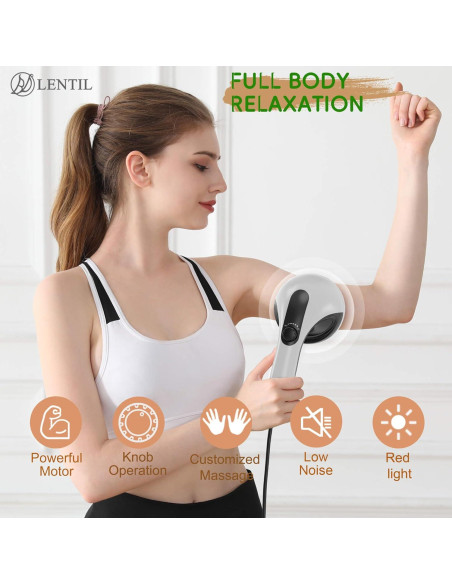 Masajeador Eléctrico de Cuerpo BDLENTIL PL601 7 Velocidades