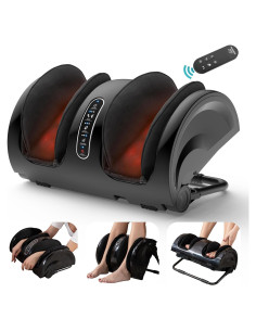 Masajeador de pies y pantorrillas Snailax 598RC con calor