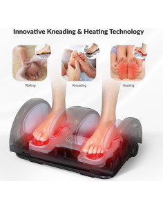 Masajeador de pies y pantorrillas Snailax 598RC con calor 2