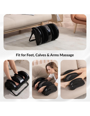 Masajeador de pies y pantorrillas Snailax 598RC con calor