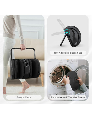 Masajeador de pies y pantorrillas Snailax 598RC con calor