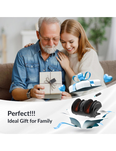 Masajeador de pies y pantorrillas Snailax 598RC con calor