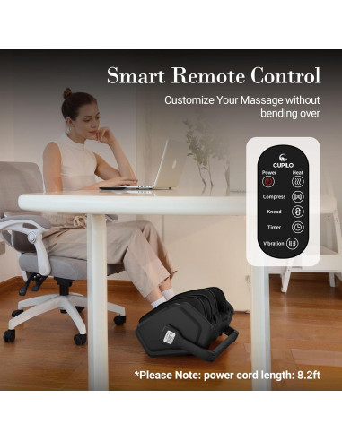 Masajeador de pies y pantorrillas CuPiLo CPL-5599RC con calor