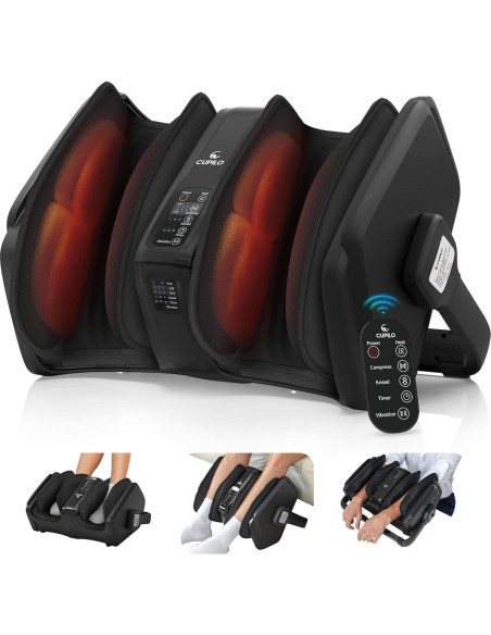 Masajeador de pies y pantorrillas CuPiLo CPL-5599RC con calor