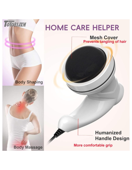 Masajeador de Celulitis TOTO81JXM con Drenaje Linfático y 8 Cabezas