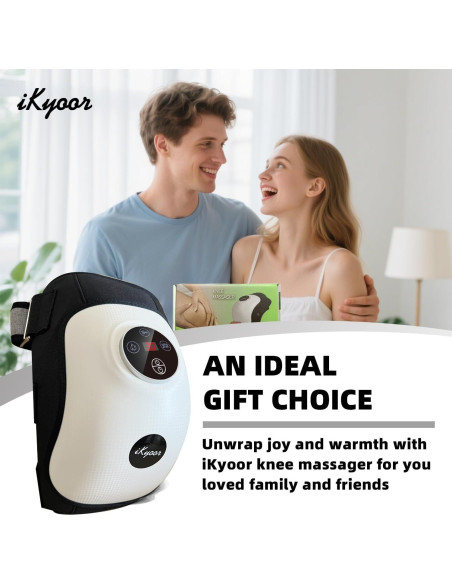 Masajeador de Rodilla Inalámbrico iKyoor con Calor y Vibración