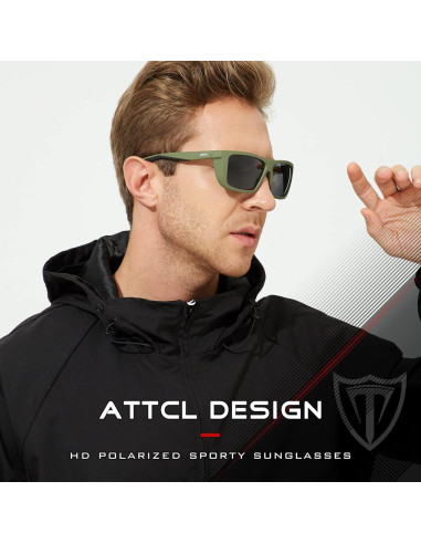 Gafas de sol polarizadas ATTCL para ciclismo y pesca UV