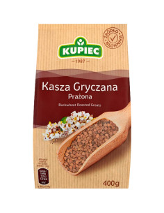 Groats de Trigo Sarraceno Tostados Kupiec 400g Paquete de 2 2