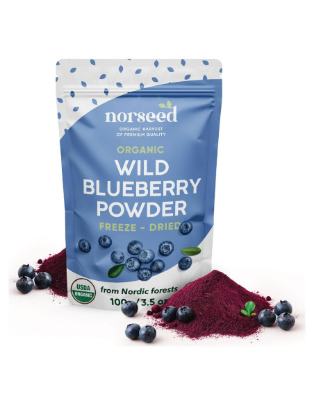Polvo de Arándano Azul Orgánico Norseed 100g Liofilizado