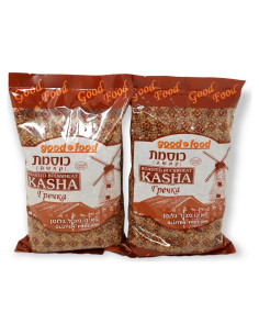 Kasha de Trigo Sarraceno Tostado Kosher 907 g - Paquete de 2