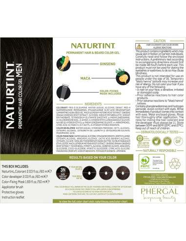 Naturtint 3N Color Permanente Marrón Castaño Oscuro 240g