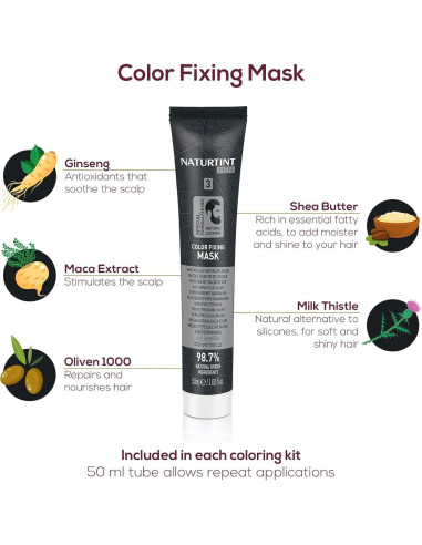 Naturtint 3N Color Permanente Marrón Castaño Oscuro 240g