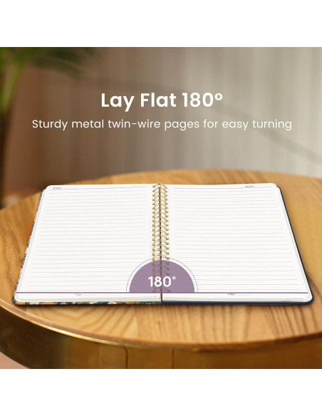 Cuaderno Espiral A5 Taja Jardín 140 Páginas Rayadas