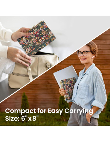 Cuaderno Espiral A5 Taja Jardín 140 Páginas Rayadas