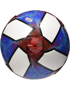 Balón de Fútbol Adidas Capitano Tamaño 5 Blanco/Negro/Azul 2