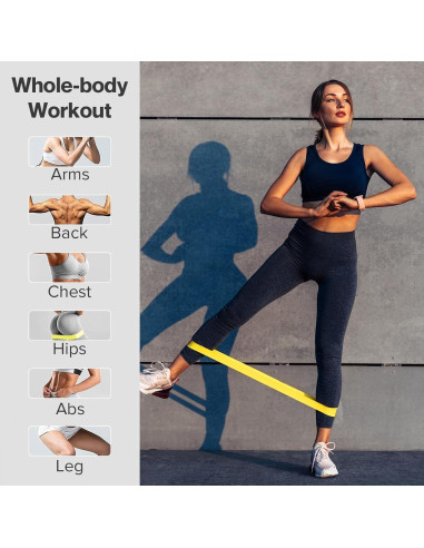 Bandas de Resistencia HOURUN para Mujeres - 2 Niveles TPE