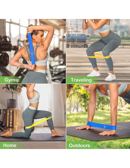 Bandas de Resistencia HOURUN para Mujeres - 2 Niveles TPE