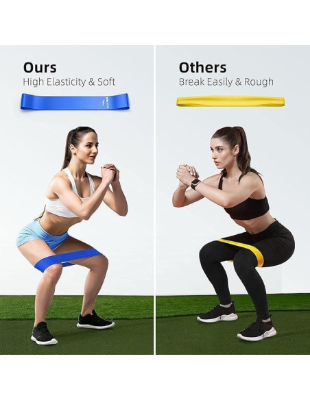 Bandas de Resistencia HOURUN para Mujeres - 2 Niveles TPE