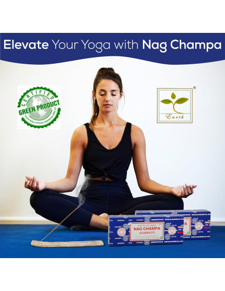 Incienso Natural Satya Nagchampa 500 g con Soporte Raajsee