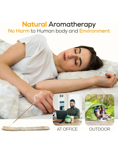 Incienso Natural Satya Sándalo 180g con Soporte Raajsee