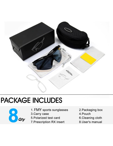 Gafas de ciclismo FMY polarizadas UV400 para deportes