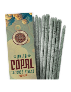 Incienso Copal Blanco KINBAL - 20 Varitas Hechas a Mano