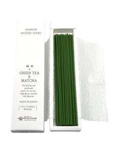 Varitas de Incienso Japonés Noguchi - Té Verde Matcha, 40 Unidades