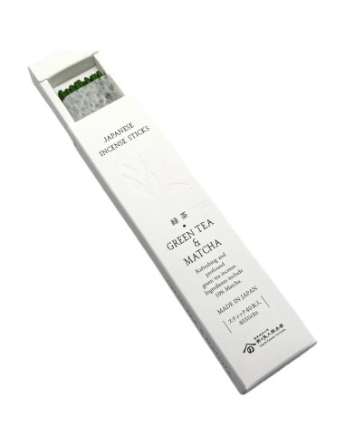 Varitas de Incienso Japonés Noguchi - Té Verde Matcha, 40 Unidades