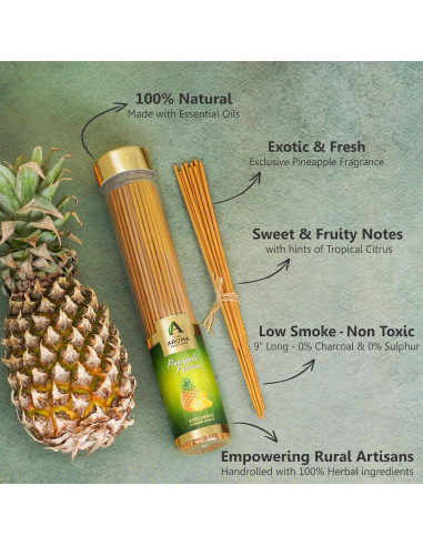 Incienso Agarbatti La Fábrica de Aromas Piña Pasión 100g