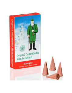 Conos de Incienso Cofre del Tesoro de Rudolph Manzana Canela 24 Pzas