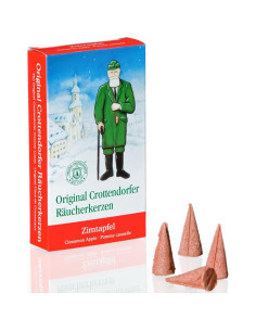 Conos de Incienso Cofre del Tesoro de Rudolph Manzana Canela 24 Pzas 2